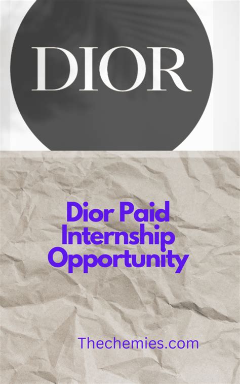 dior marketing internship|dior internship summer 2024.